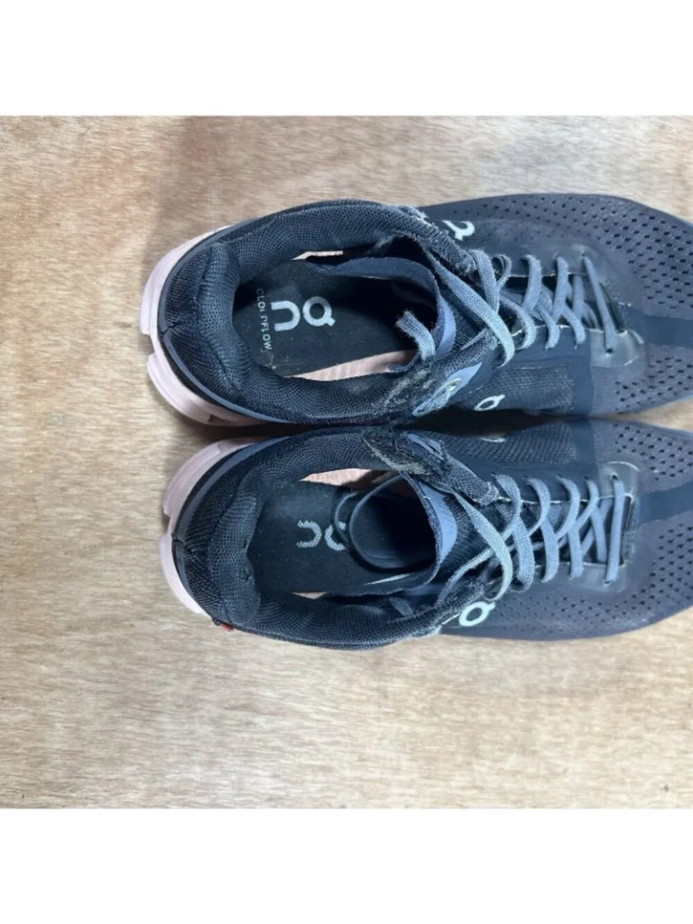 On Cloudflow Shoes Womens Size 5.5 D Wide Rock Rose Running Athletic Sneakers